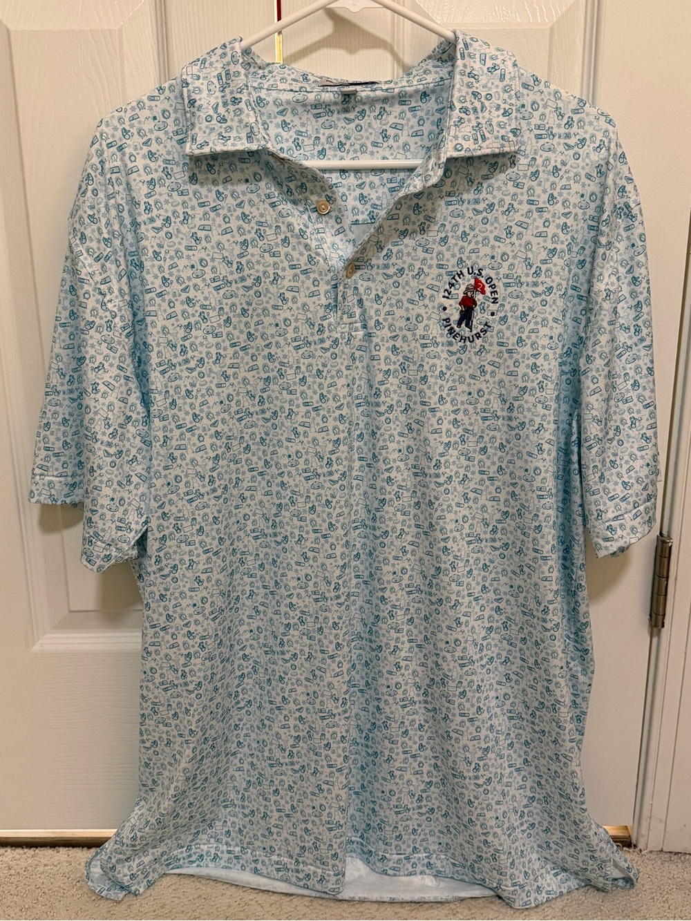Peter Millar Pinehurst US Open Golf Shirt size L